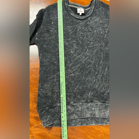 Sundry Oversized Sweatshirt with Side Zippers - Picture 6 of 8